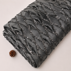 Cutwork Embroidery Fabric (Elegant Black) - 60 INCH WIDTH