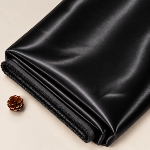 Black Satin Astar Fabric – 44 INCH WIDTH