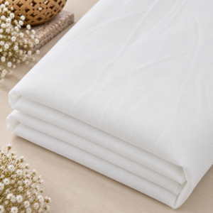 Premium Georgette Fabric ( White ) – 50 INCH WIDTH