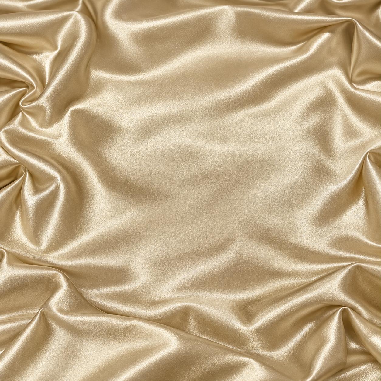Champagne Gold Satin Astar Fabric - 44 INCH WIDTH - Image 2